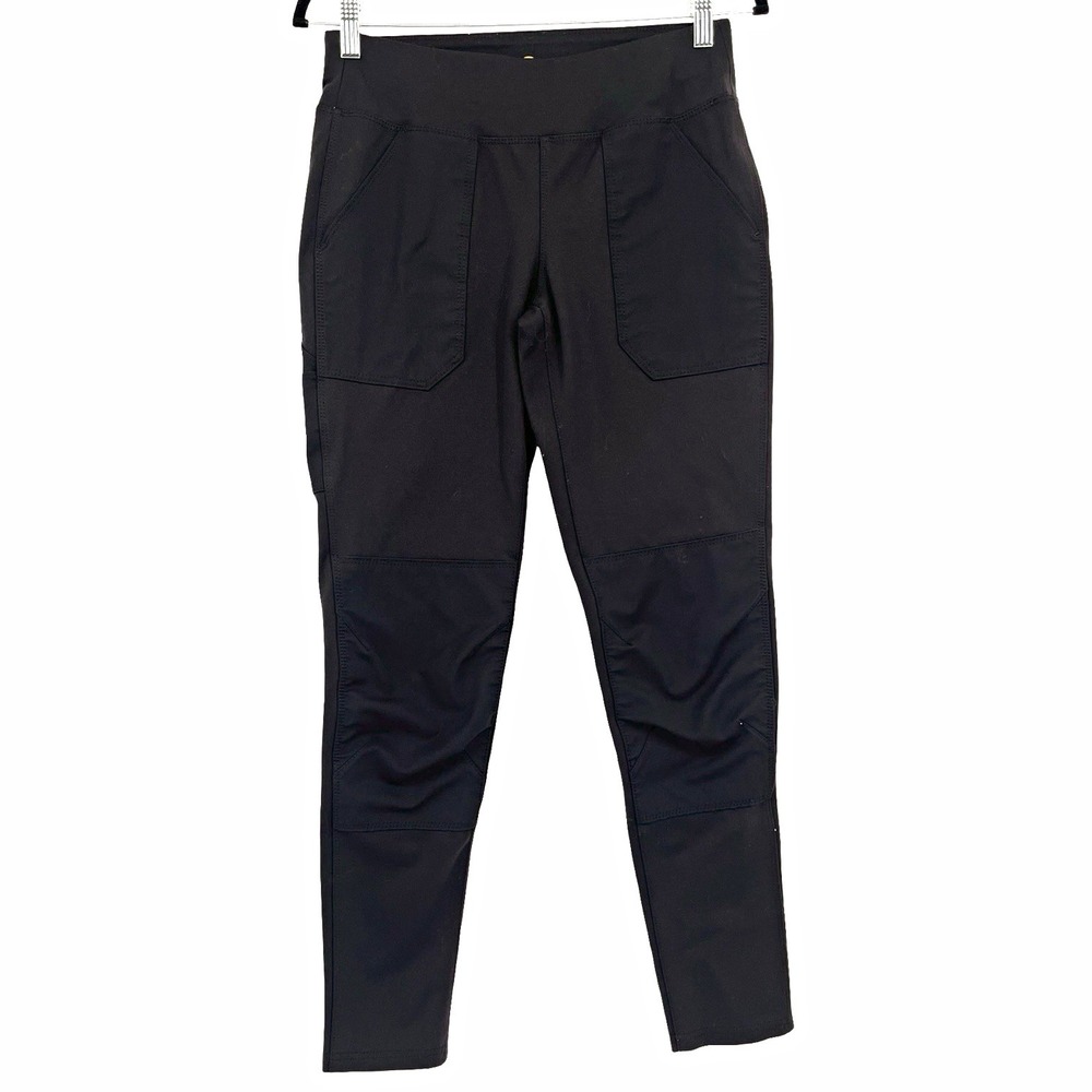 Carhartt Force Women's S 4/6 Slim Fit Black Utility Leggings Work Pants Stretch